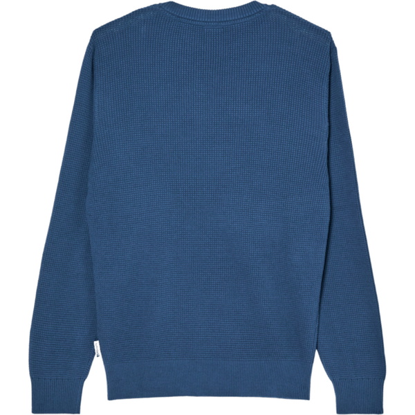 2026 Quiksilver Mens Waffle Sweater EQYSW03342 - Dark Denim